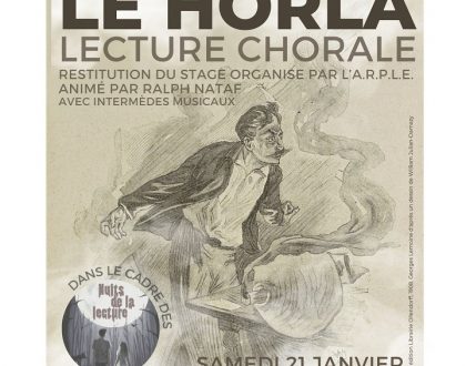 Nuits de la lecture 2023 : Le Horla à Paris - lecture chorale