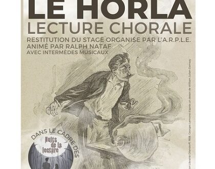 Le Horla à Paris : lecture chorale & intermèdes musicaux